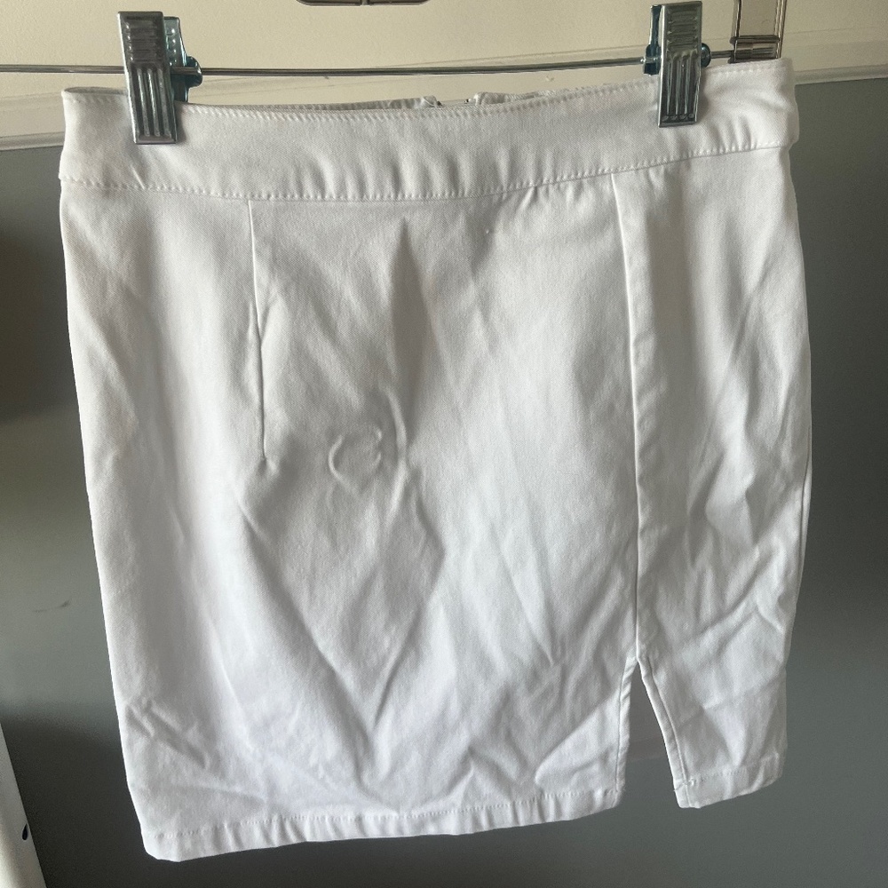 Garage white skirt, XS